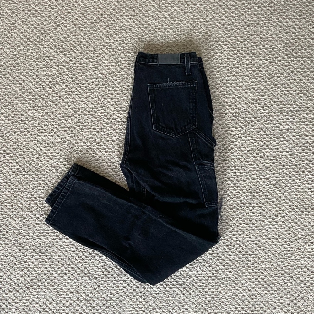 Distressed carpenter jeans